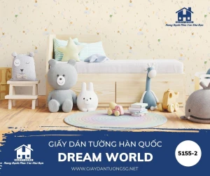 Giấy Dán Tường Phòng Trẻ Em Dream World 5155-2