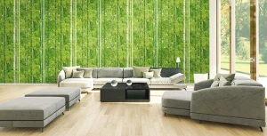 Giấy dán tường vườn trúc Ms: 10181-1
