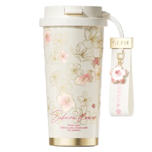 Ly giữ nhiệt BST Hoa anh đào GERM GE-24AW-B85