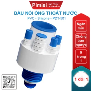 Bộ đầu nối ống thoát nước Pimisi PDT-501 ngăn mùi