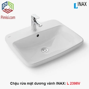Chậu rửa dương vành INAX L-2398V bàn đá