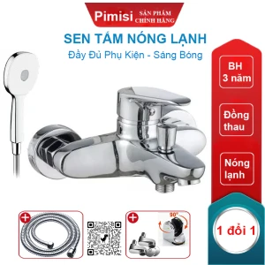 Sen tắm nóng lạnh Pimisi PS-203C có vòi hoa sen tăng áp