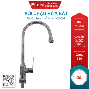 Vòi chậu rửa bát Pimisi PVB-24 lạnh cổ bi
