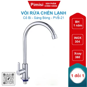Vòi rửa chén lạnh Pimisi PVB-21 inox 304