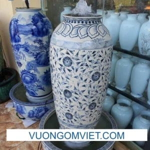 Đài Phun Nước Gốm Sứ Tiểu Cảnh - Lu Nước Phong Thủy (nhiều mẫu)