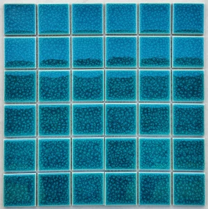 Gạch Mosaic Gốm Men Rạn 2 Lớp Xanh Ngọc 046