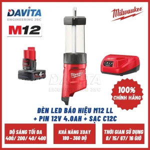 ĐÈN LED BÁO HIỆU M12 LL