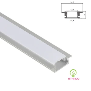 Đèn led thanh nhôm định hình U508 Y lắp âm