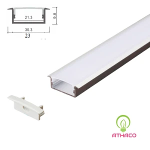 Đèn led thanh nhôm U3010 Y lắp âm
