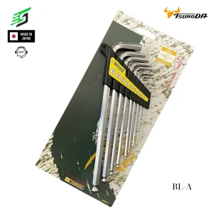 Bộ lục giác bi loại dài 9 chi tiết Tsunoda BL-A Nhật Bản