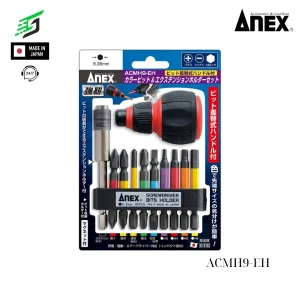 Bộ mũi vặn vít đa năng Anex ACMH9-EH Nhật Bản