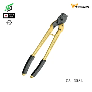 Kìm cắt cáp tay cầm bằng nhôm nhẹ Tsunoda CA-450AL Nhật Bản