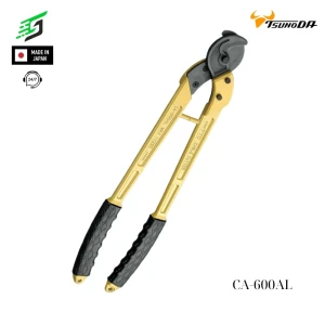 Kìm cắt cáp tay cầm bằng nhôm nhẹ Tsunoda CA-600AL Nhật Bản
