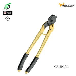 Kìm cắt cáp tay cầm bằng nhôm nhẹ Tsunoda CA-800AL Nhật Bản
