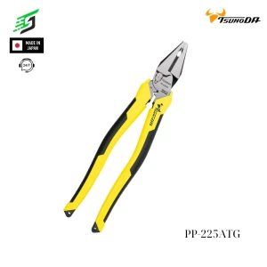 Kìm điện đa năng có bấm cos cán đúc Tsunoda PP-225ATG Nhật Bản