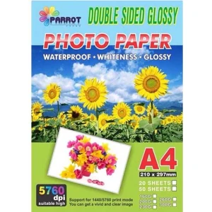 Giấy in ảnh A4 Parrot 2 mặt trơn 260gsm 50 tờ