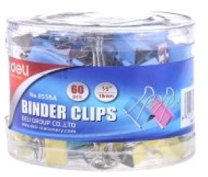 Kẹp bướm Deli 8556 15mm màu