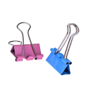 Kẹp bướm màu 32mm Deli 8553