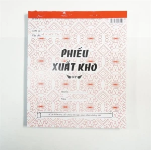 Phiếu xuất kho 3 liên A4