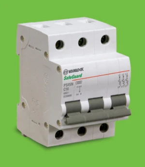 Aptomat/cầu dao chống giật MCB 3 pole/cực 4.5kA 40A Sino Vanlock PS45N/C3040