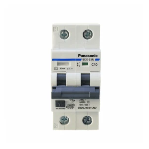 Aptomat/Cầu dao RCBO 2P 6A 30mA 6kA 240VAC Panasonic BBDE20631CNV