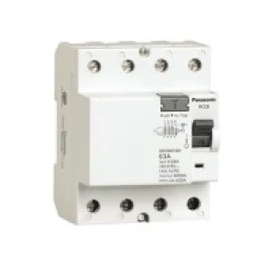 Aptomat/Cầu dao RCCB 4P 40mA 25A 415VAC Panasonic BBDR44030HV