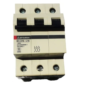 Aptomat MCB 3 pha 10kA Mitsubishi BH-D10 3P 6A