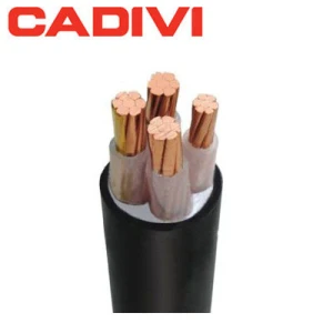 Cáp điện lực hạ thế 3 lõi pha 1 lõi đất 0.6/1kV CADIVI CV CXV-3x240 1x120 - Thiết bị điện Hecico