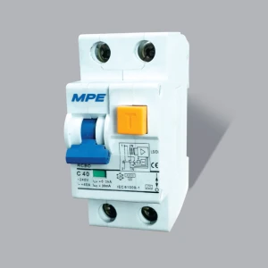 Cầu dao bảo vệ dòng rò & quá tải 2P 25A 30mA 6KA MPE có mã RCBO-30/225
