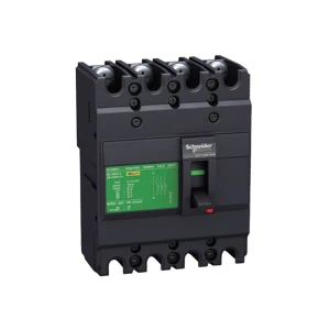 Cầu dao tự động MCCB EasyPact EZC 100 Type N 4P 60A 15kA 415VAC Aptomat Schneider EZC100N4060 - Thiết bị điện Hecico