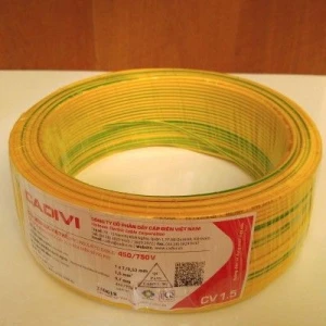 Dây cáp đơn mềm CV-Cu/PVC Cadivi 0.6/1kV CV 2.5
