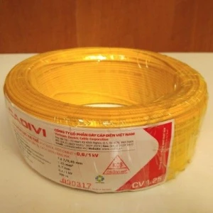 Dây cáp đơn mềm CV-Cu/PVC Cadivi 450/750V CV 1.25