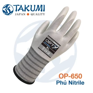 Găng tay bảo hộ Wonder Grip OP-650 phủ Nitrile