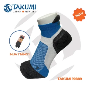 Vớ khử mùi kháng khuẩn Takumi Safety 19889 - ngắn - tròn