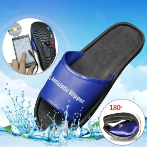 Dép Chống Tĩnh Điện Nhựa PVC Màu Xanh