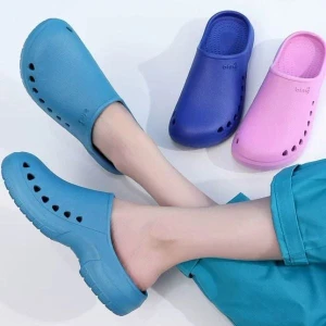 Giày Dép Phòng Sạch EVA Chống Tĩnh Điện Siêu Nhẹ Chống Trơn Trượt