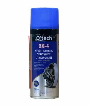 Mỡ bôi trơn Lithium O tech BX-4 White Grease 450ml