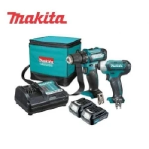 Bộ máy Makita CLX224S khoan vặn vít 12V (TD110D+DF333D) - hàng chính hãng, 
