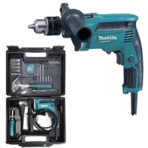 Máy Khoan Búa Makita M8103KX2B (13mm/430W) (Set 26 Phụ Kiện)