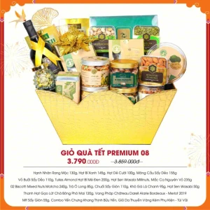 Giỏ Quà Tết Premium 08