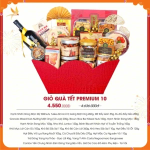 Giỏ Quà Tết Premium 10