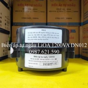 Biến Áp Tự Ngẫu LiOA 1200VA DN012 Đổi Nguồn 100V 120V