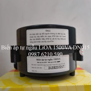 Biến Áp Tự Ngẫu LiOA 1500VA DN015 - Bộ Đổi Nguồn 1,5KVA