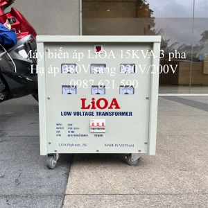 Máy Biến Áp 3 Pha 380V/ 220V 15KVA TỰ NGẪU