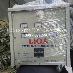 Máy Biến Áp 3 Pha 380V/ 220V 20KVA 3K201M2YH5YT TỰ NGẪU