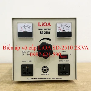 Máy Biến Áp Vô Cấp 1 Pha LiOA SD-2510 2,2KVA 10A