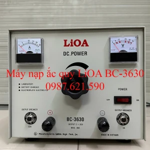 Máy Nạp Ắc Quy LiOA BC-3630 Sạc Bình 12V 24V 30A
