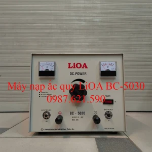 Máy Nạp Ắc Quy LiOA BC-5030 Sạc Bình 12V 24V 30A Giá Rẻ