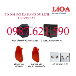 Ổ Cắm Du Lịch LiOA Đa Năng BDNDL Chuyển Đổi Universal
