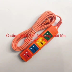 Ổ Cắm LiOA 4 Lỗ 5M 4P-5M/CM/2-20AN Công Suất Lớn